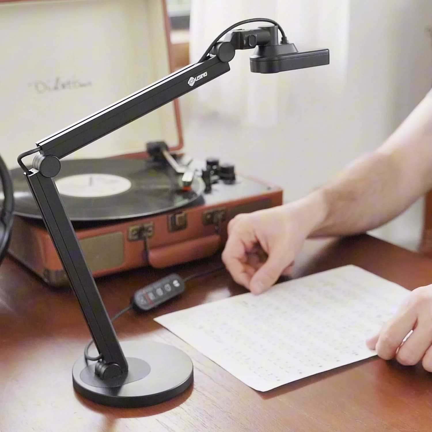 JOYUSING 13MP Viewer document camera with automatic focus with advanced phase detection with flexible multi-joint webcam design
