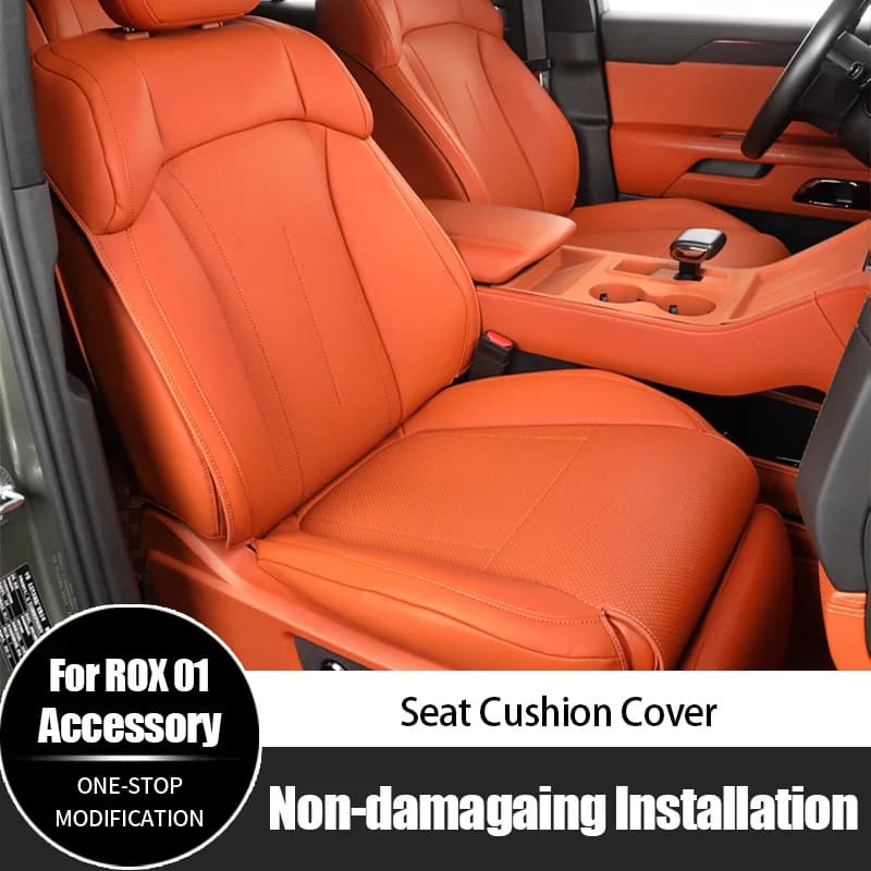 For ROX 01 Indoor Seat Kit Custom Car Seat cushions Leather rear front seat covers New design accessories