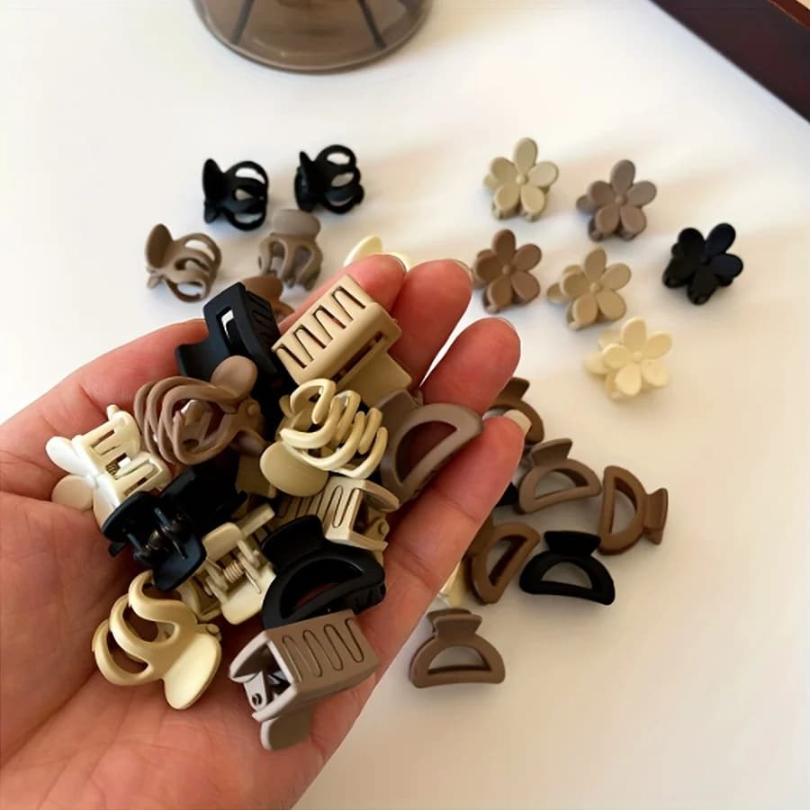 5/10/20/30 pieces of small assorted beige clips, accessories for cute girls - perfect for everyday use, special occasions or travel gifts
