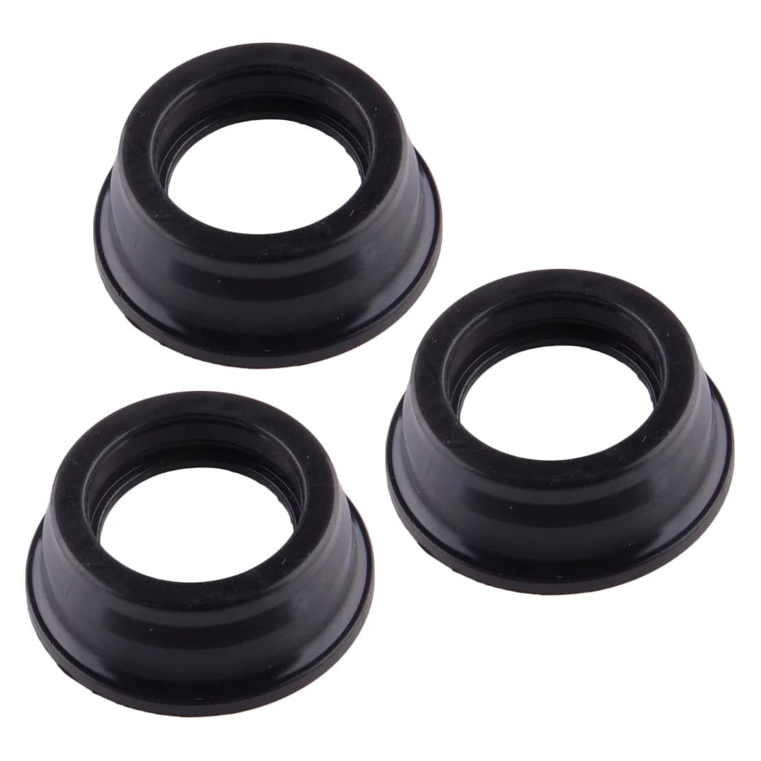 3Pcs Black Rubber Spark Plug Seal Gasket Fit for Smart Fortwo 2008 2009 2010 2011 2012 2013 2014 2015 1320150080 63268FG C638GS