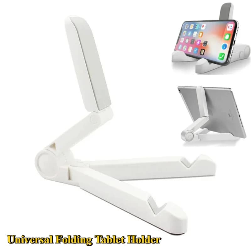 Supporto triangolare pieghevole per cellulare, per iPad, iPhone, Samsung, supporto per smartphone, tablet, supporto portatile per cellulare