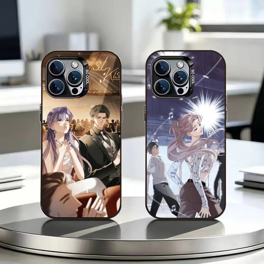 1st Kiss Phone Case For iPhone 17 16 15 14 13 12 11 XS X XR 16E Pro Max Plus E Air Mini smartphone Cover