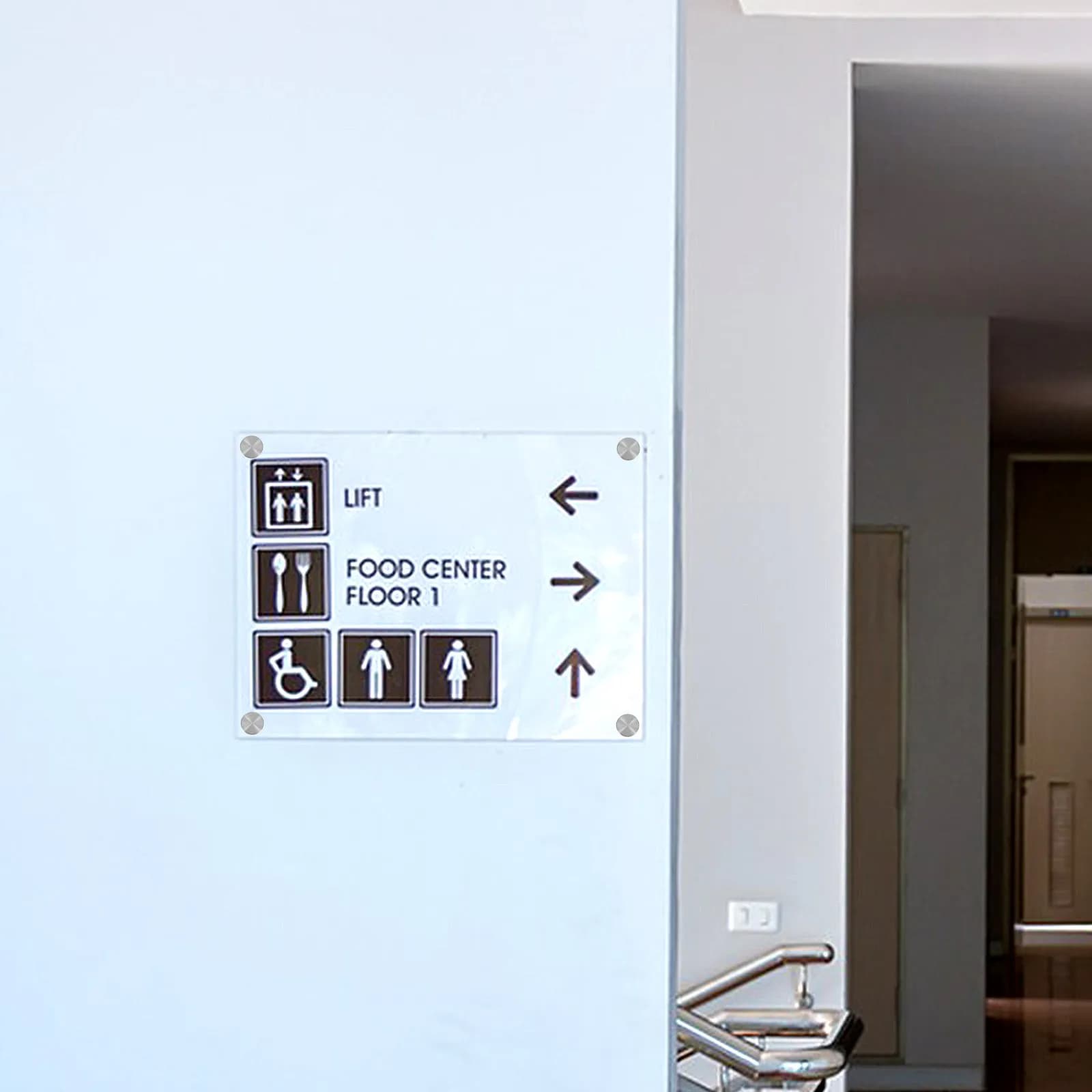 100 Pezzi Viti per Specchio in Acciaio Inossidabile con Tappi Decorativi, Fissaggi Facili da Installare per Specchi da Bagno, Cartelloni Pubblicitari, Vetro