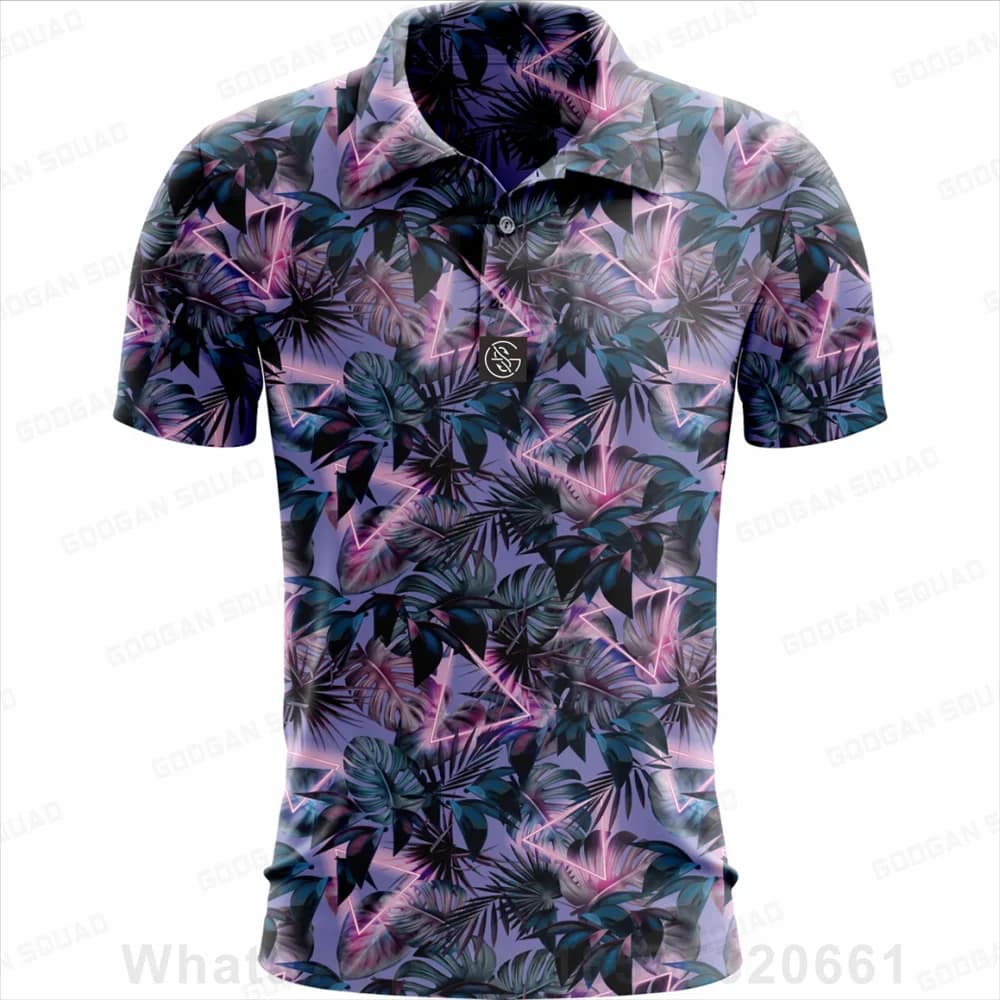 Plus Size Summer Casual Fashion Polo Tee Shirts Men Short Sleeve Quick Dry Army Team Fishing Golf T-Shirt Tops Clothing