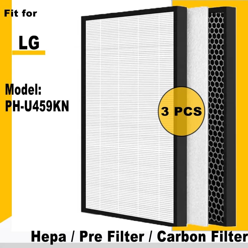 Filtro deodorante a carbone attivo Hepa di ricambio per purificatore d'aria LG modello PH-U459KN
