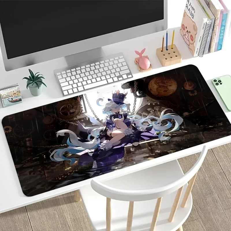 Tappetino per mouse rettangolare in tessuto, materiale sicuro, non tossico, ecologico, per ufficio, casa, gaming e computer.