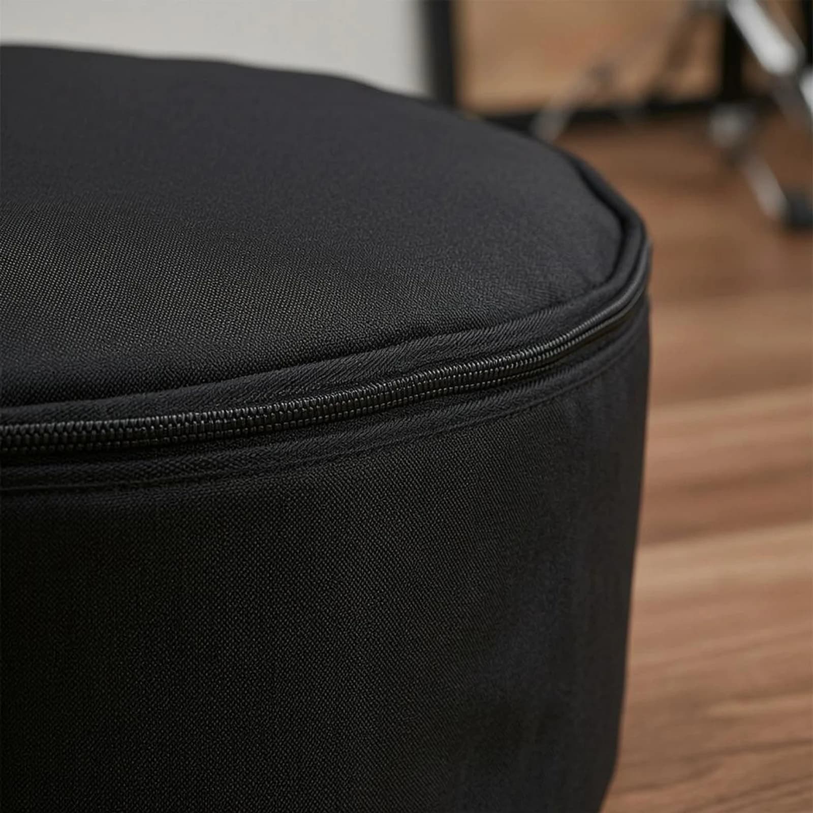 Drum Storage Bag Zippered Padded Drum Bag Drumstick Holder Backpack Black Percussion Gear Lightweight for Drummers