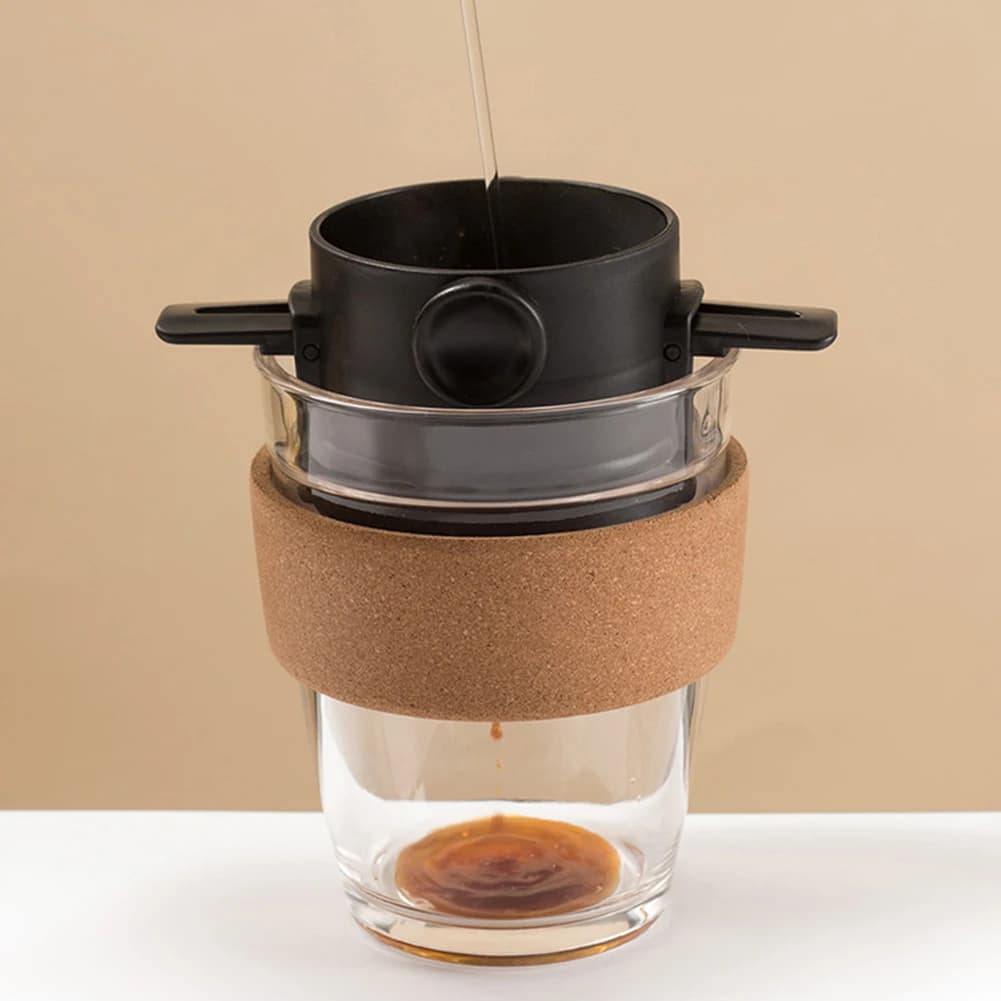 Pour Over Coffee Maker Portable Collapsible Coffee Maker Stainless Steel Coffee Dripper for Travel Camping for Drip Coffee & Tea