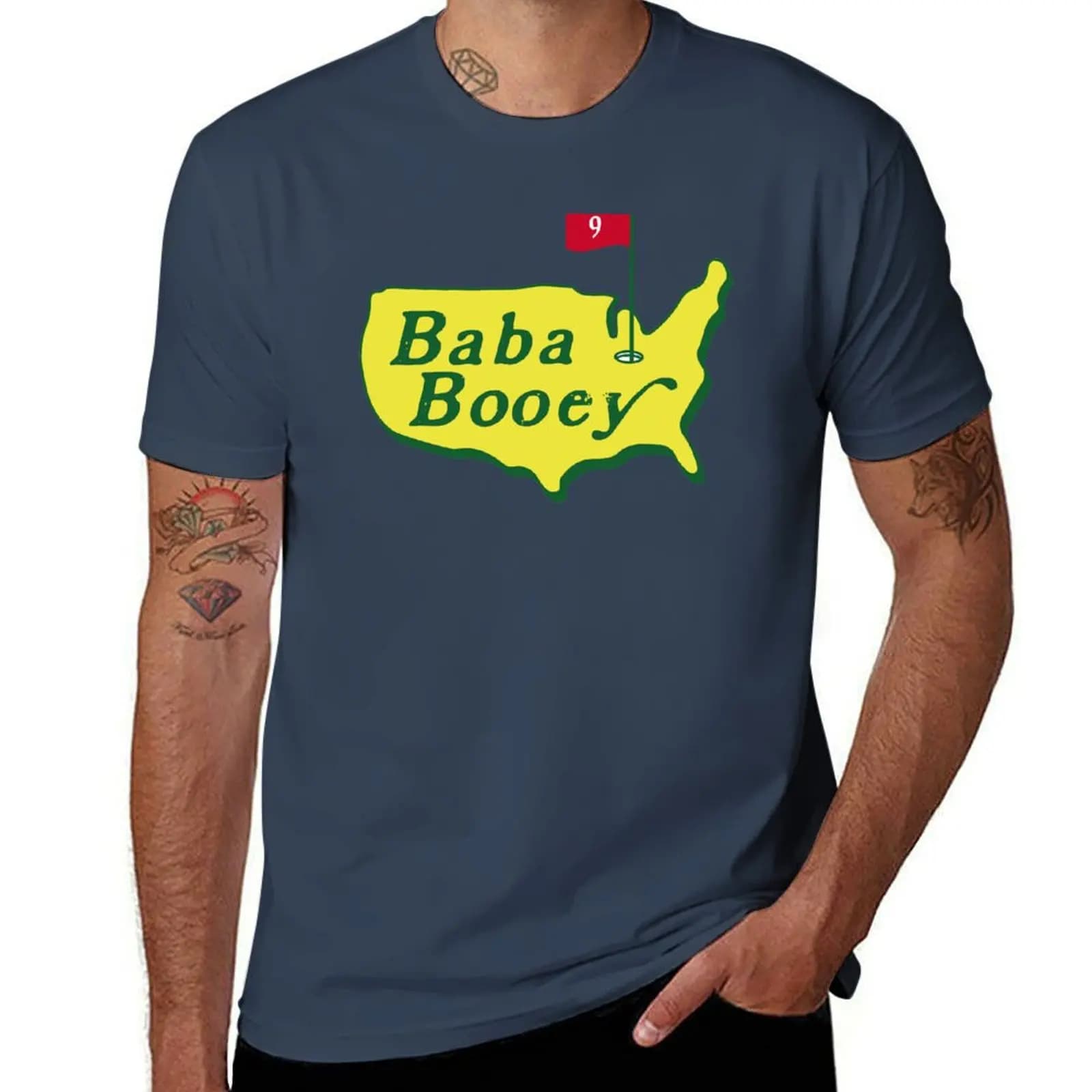T-shirt classica Baba Booey Golf, t-shirt da viaggio traspirante