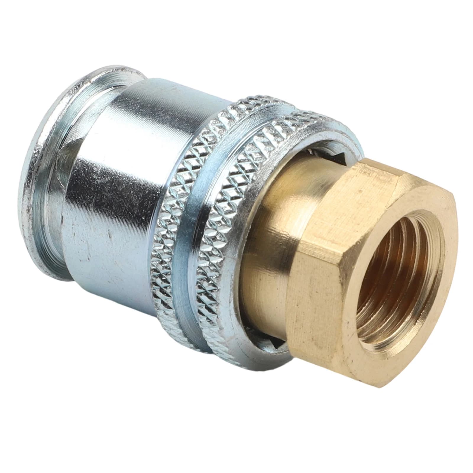 12 Pieces Lock On Brass 1/4 NPT Female Thread Tire For Inflator with Closed End and Quick Connect for Large Bore Valve