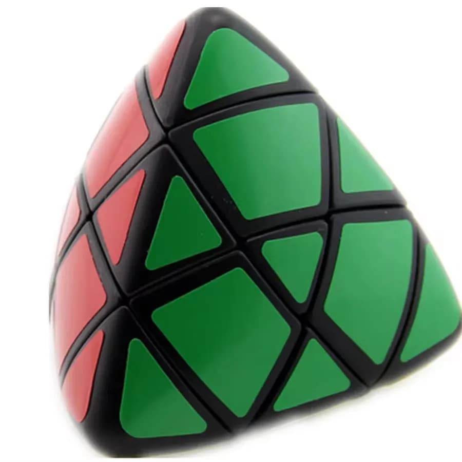 Lanlan Mastermorphix Magic Cube Black Four Axis Four Color Sticker Zongzi Shaped Magic Cube giocattolo educativo regalo per bambini muslimah