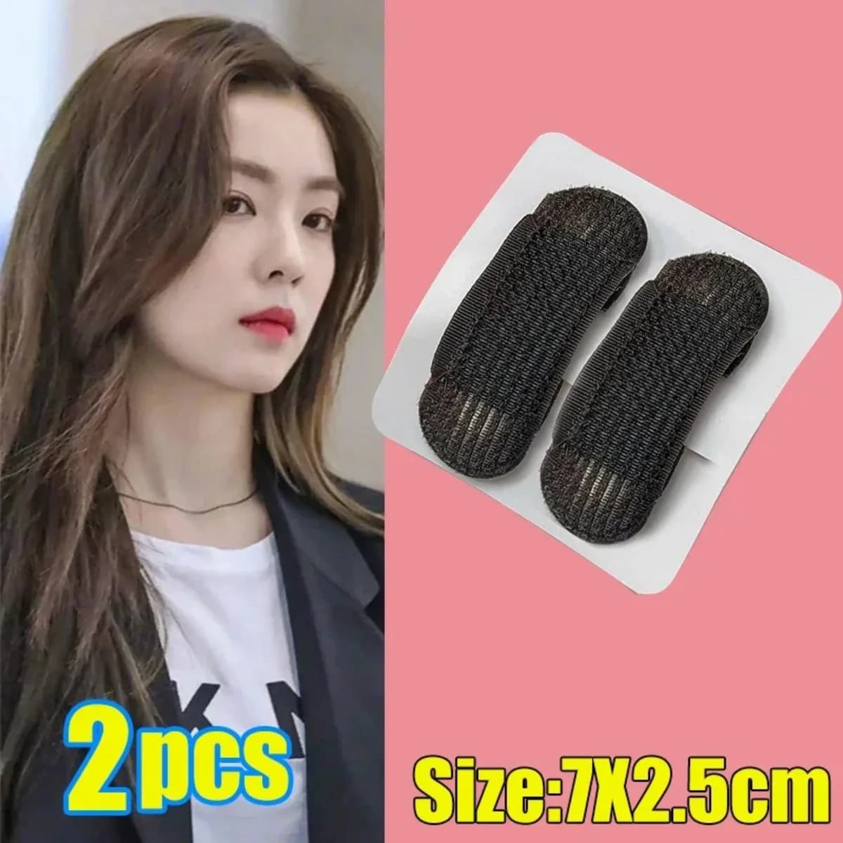 2 Pezzi Clip Invisibili per Capelli con Base in Spugna, per Aumentare il Volume dei Capelli, Strumenti Facili Fai-da-Te per Acconciature Voluminose per Donne