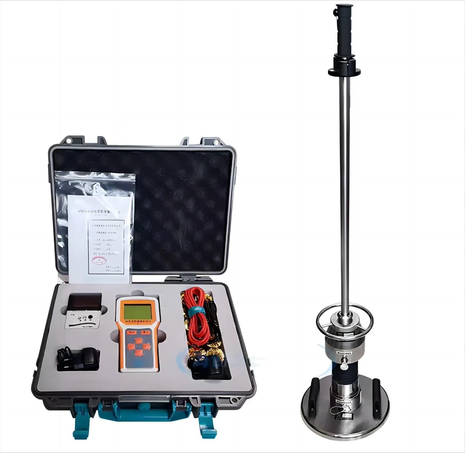 EVD Elastic Dynamic Plate Load Test Equipment Light Defletometer Ground compaction test