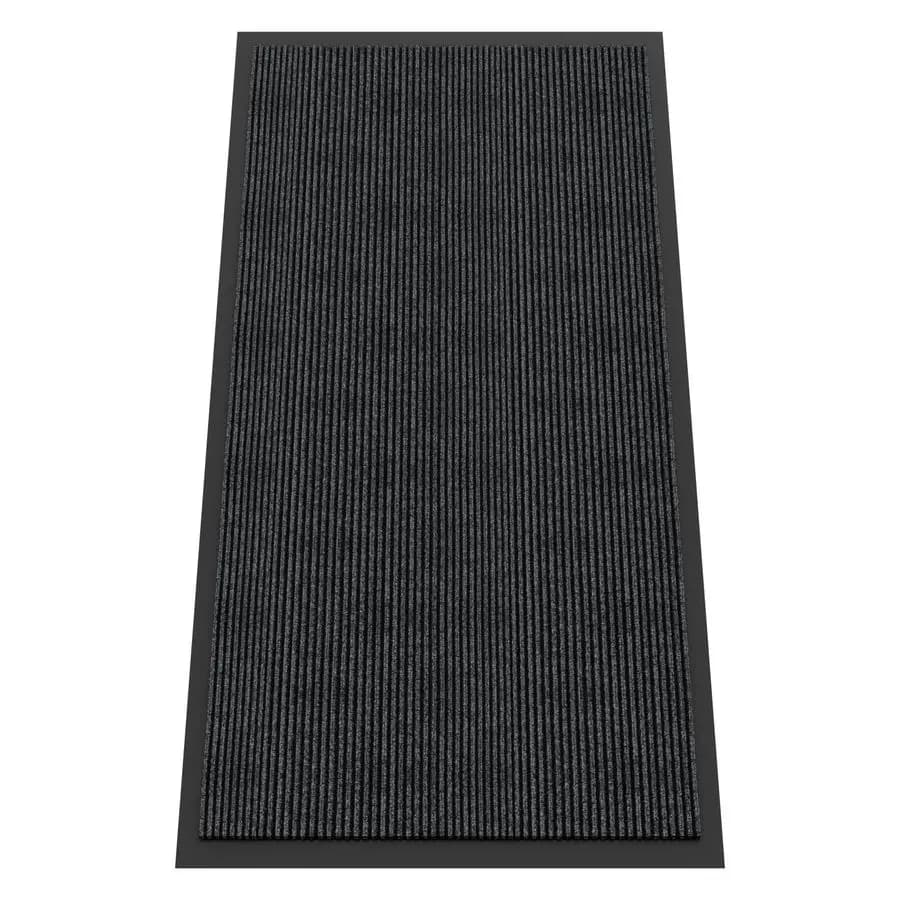 Outdoor door mat, 6 x 3, entrance mat, with non-slip rubber back, for outdoor door, super absorbent, commercial