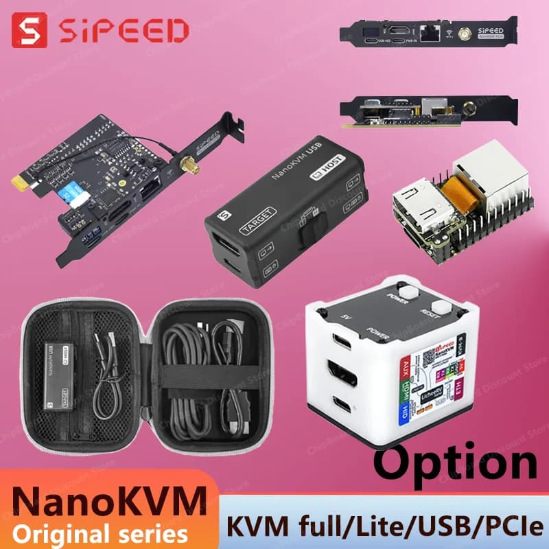Serie NanoKVM Sipeed: Opzioni Nano KVM-Lite/FULL/USB PCIe per Controllo Remoto di Alimentazione/OS per Raspberry Pi