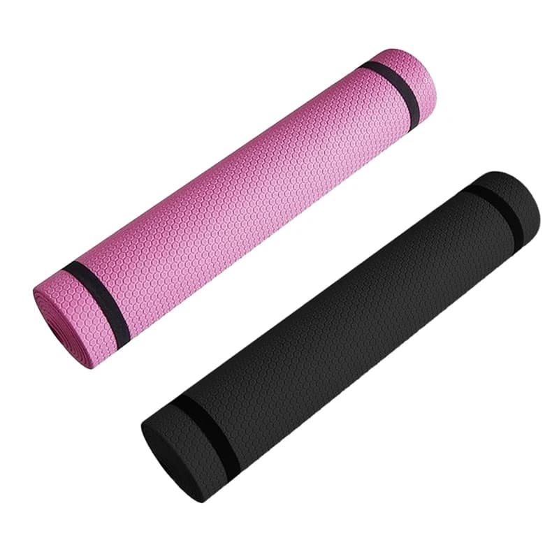 1X Tappetino da yoga Tappetino da fitness sportivo antiscivolo Tappetino da yoga in schiuma comfort EVA spesso 3MM-6MM per esercizi di yoga e pilates Tappetino da ginnastica