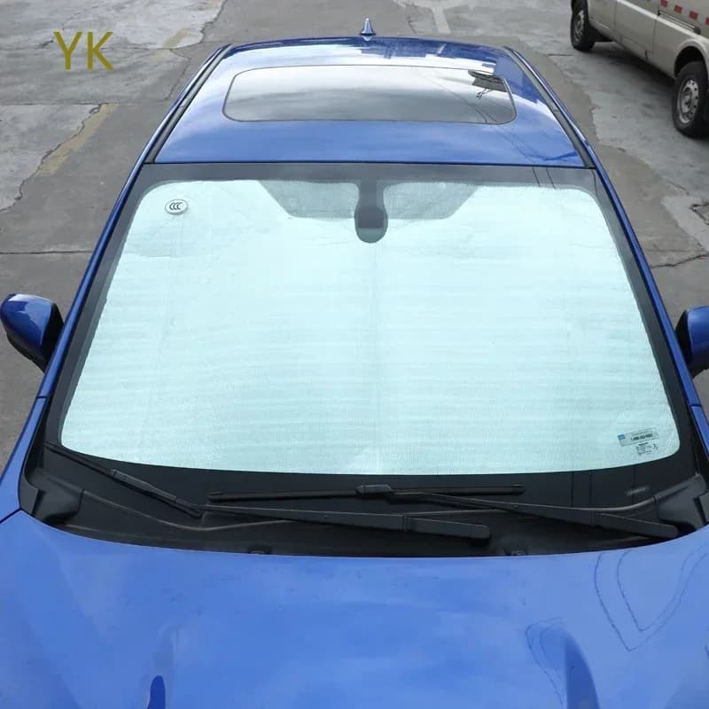 Per Subaru WRX 2022-25 Foglio di Alluminio Argento Auto Parabrezza Anteriore Parasole Protezione Solare Visiera Parasole Interni Accessori Auto