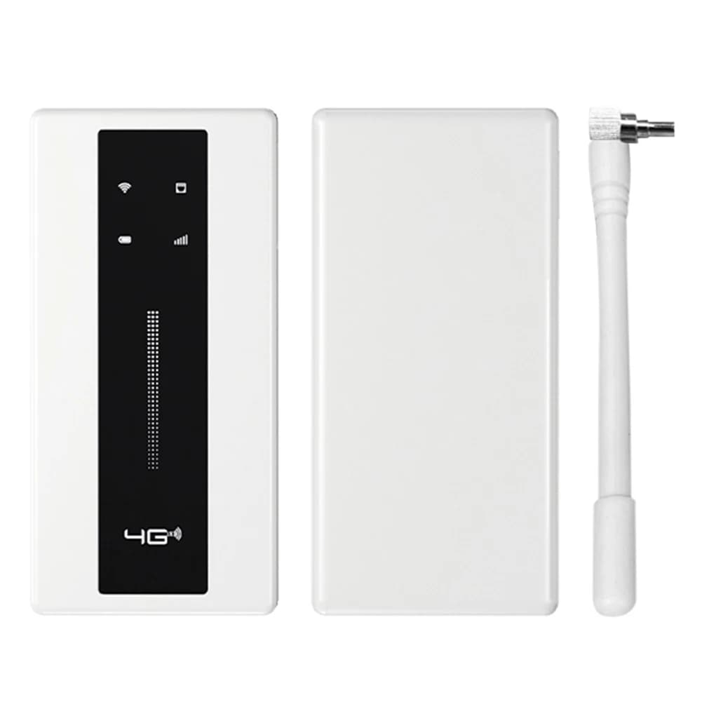 4G LTE Mobile Router Portable Type-C USB Hotspot 10000mAh 150Mbps with External Antenna LED Indicator 4G WiFi Router