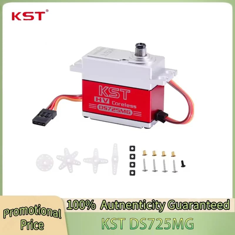 Servomotore digitale originale KST DS725MG Standard HV con custodia in metallo e ingranaggi in metallo per elicottero RC 550