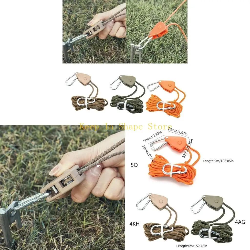 U1JC Camping Camping Reflective Tenda Gancio Gancio Grow Light Ganger Regolable