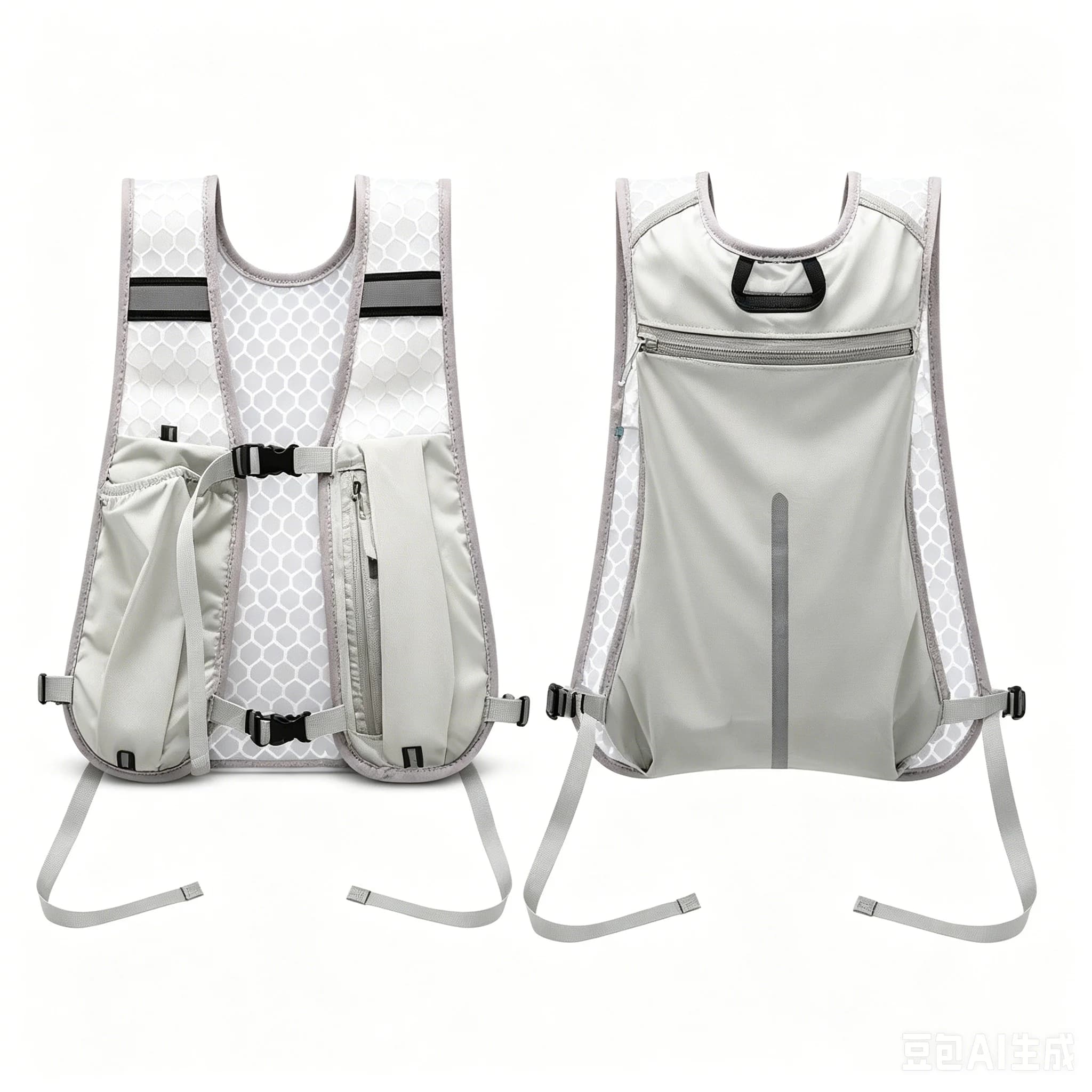 Zaino Ultraleggero per Trail Running, Borsa per Idratazione, Zaino per Maratona, Ciclismo, Escursionismo, Borsa Sportiva Traspirante per Uomo e Donna
