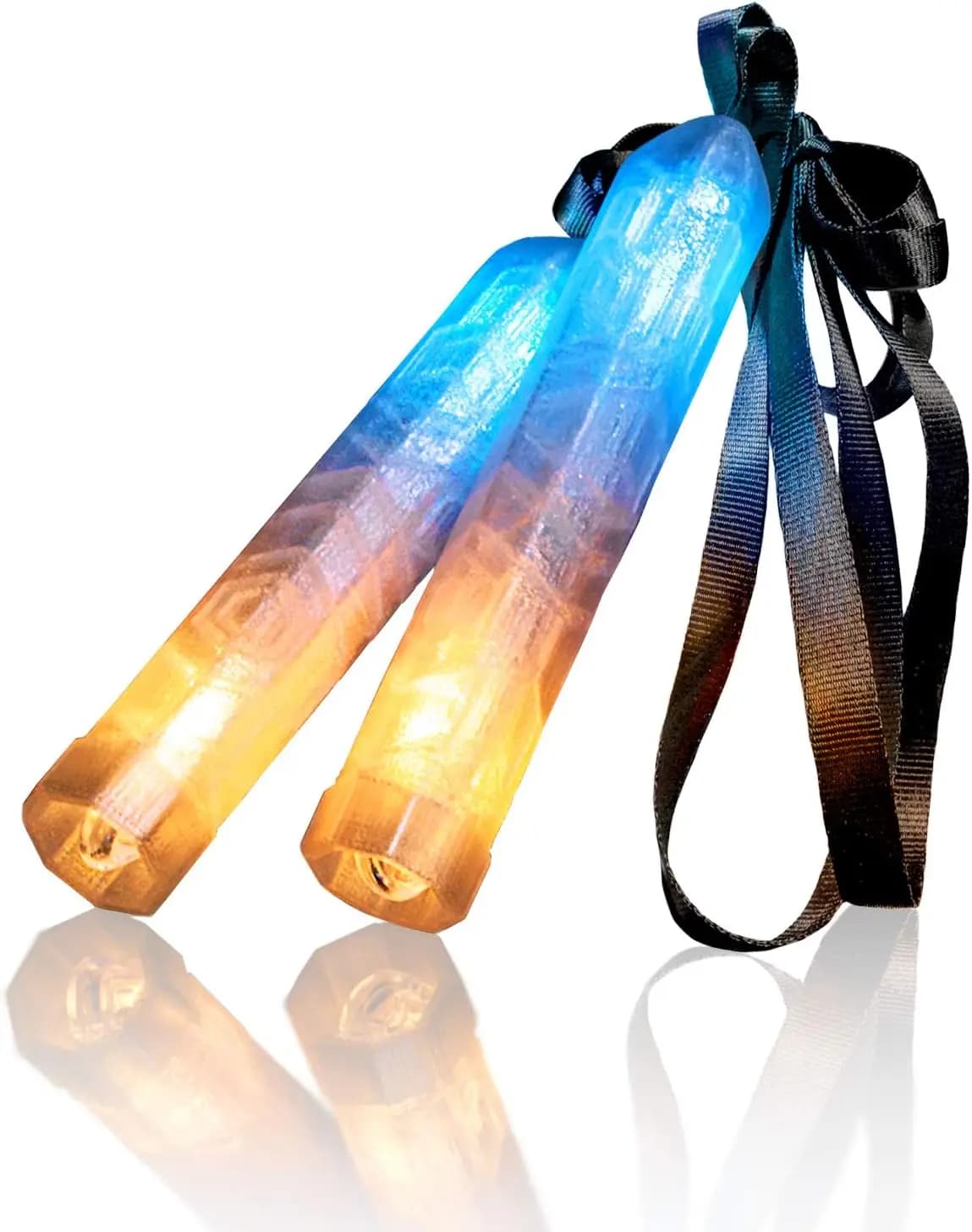 Bastoncini LED Luminosi per Feste, Pratica e Danza Fluida, con Batterie e Caricabatterie