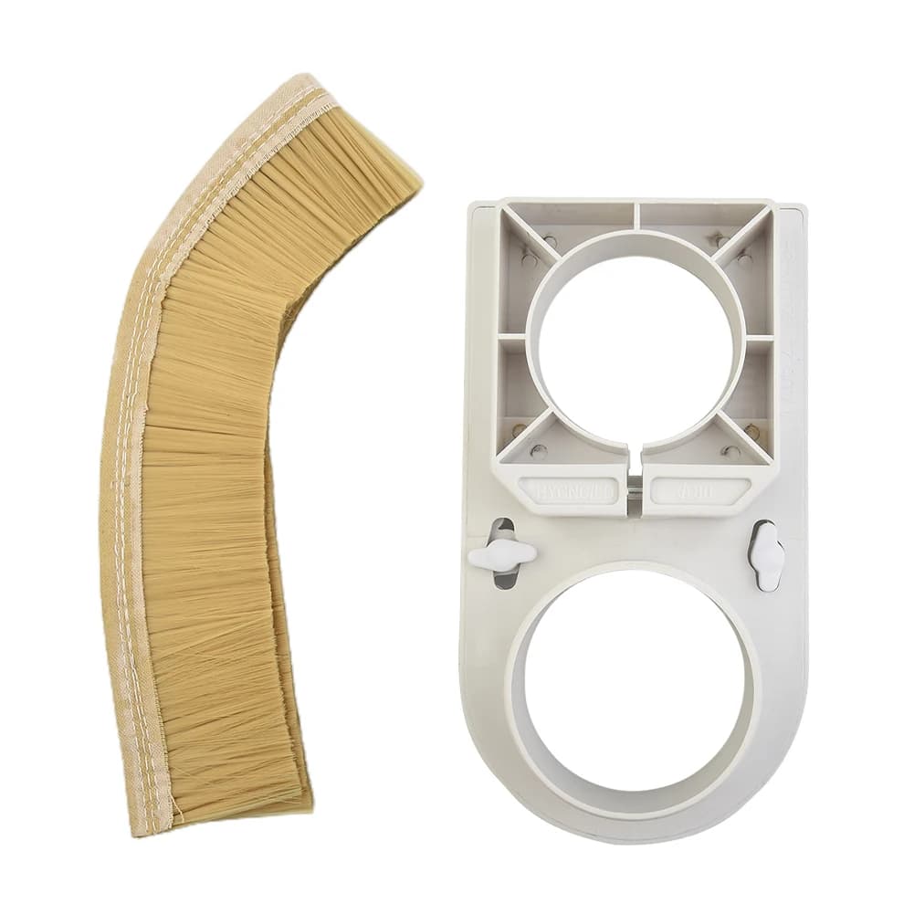 Collettore di polvere per macchine CNC, incisori e fresatrici, mandrino da 80 mm con spazzola in nylon per una migliore rimozione della polvere