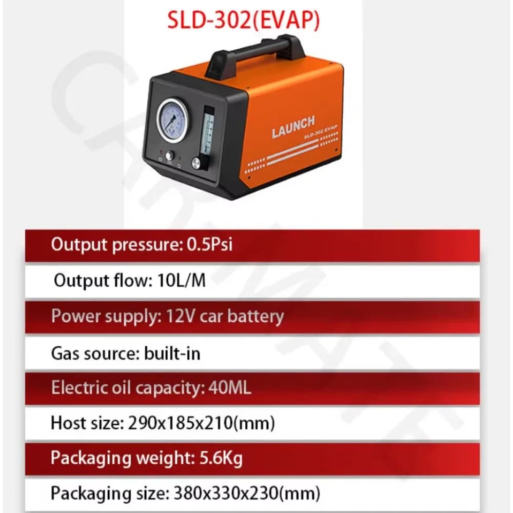 Ranlraka SLD-302(EVAP) Rilevatore di Fumo e Perdite, Lettore di Codici Multi-modello per Auto, Strumento Diagnostico per Veicoli