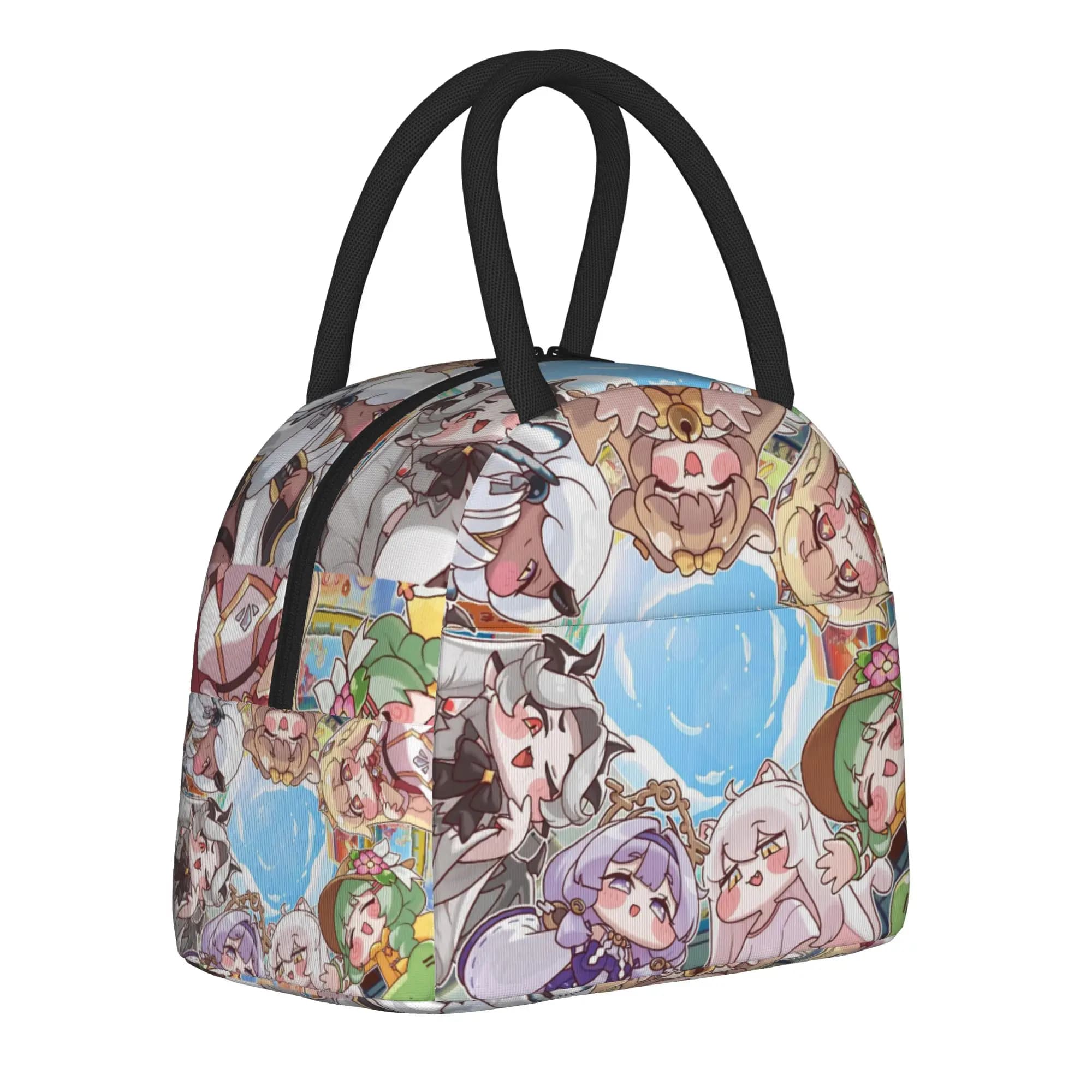 Lunch Box Trickcal C-Chibi Go Games Accessories Storage Food Box INS Lunch Box termico alla moda per la scuola