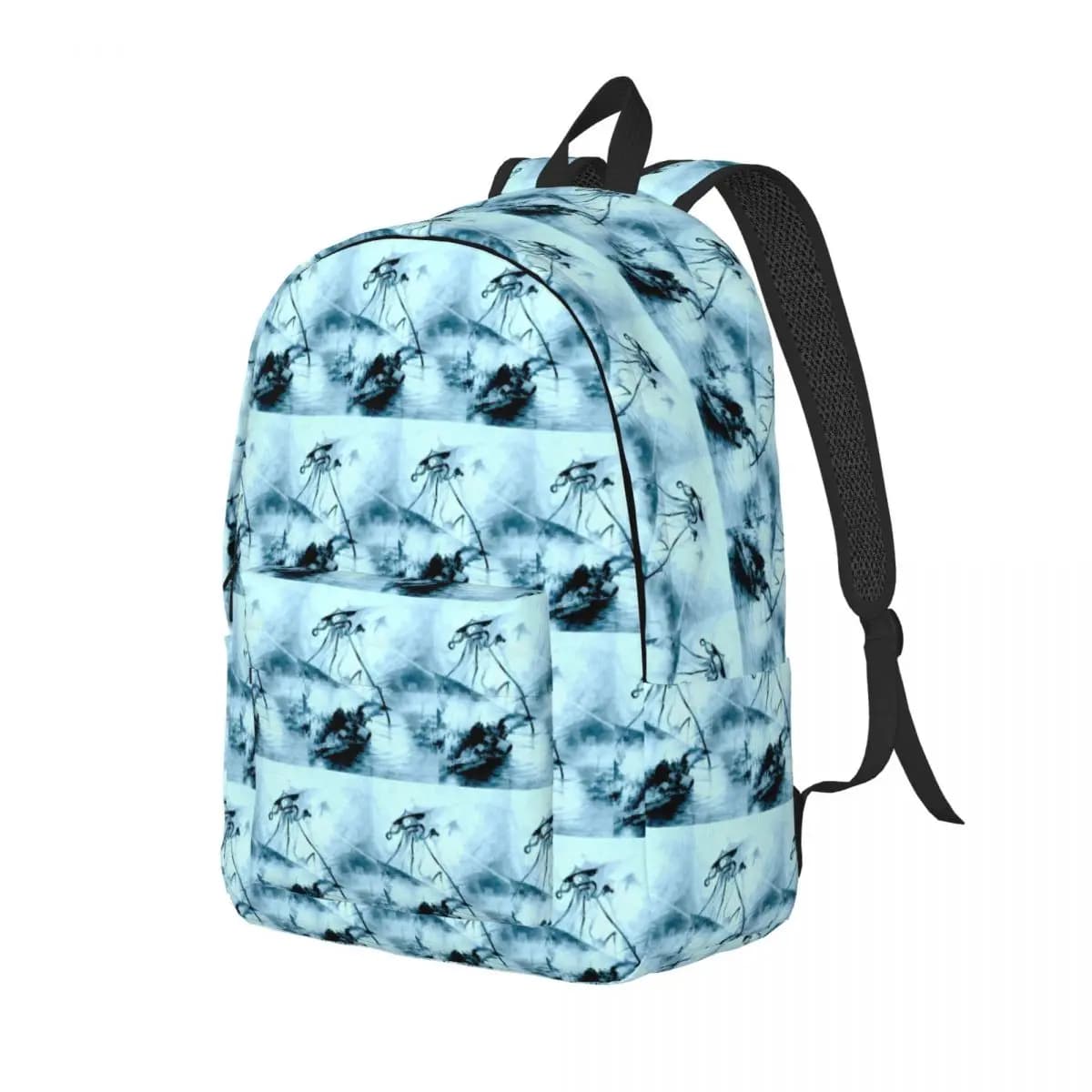 War Of The Worlds Tripod Student Backpack School Bag Hiking Travel Daypack for Men Women Fashion Bookbag Shoulder Bags