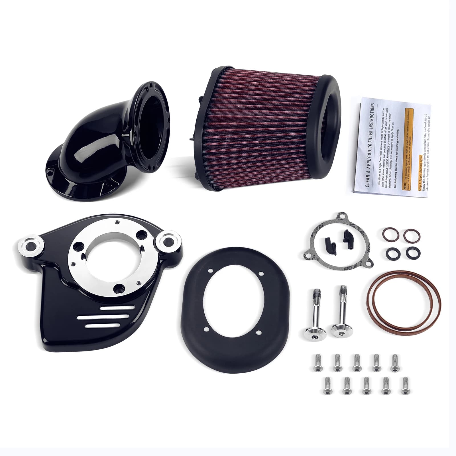 Kit filtri filtro aria moto CNC per modelli Harley M8 Touring 2017-up Softail 2018-2024 e 17 piatti Freewheeler