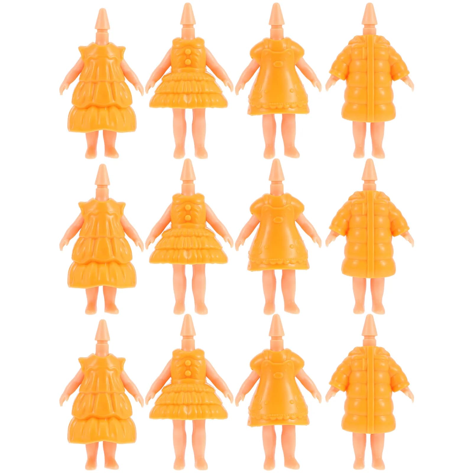 Set di accessori per bambini fai da te da 12 pezzi, parti del corpo creative, materiale liscio e sicuro, regalo di compleanno per bambini, gioco pratico