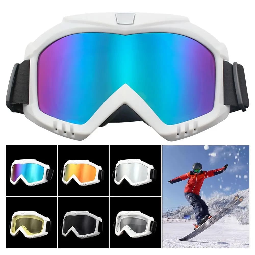 Skiing Glasses Goggles Outdoor Sports Windproof Kids Eyewear Glasses Ski Goggles Moto Cycling Lens Frame Glasses Sunglasses
