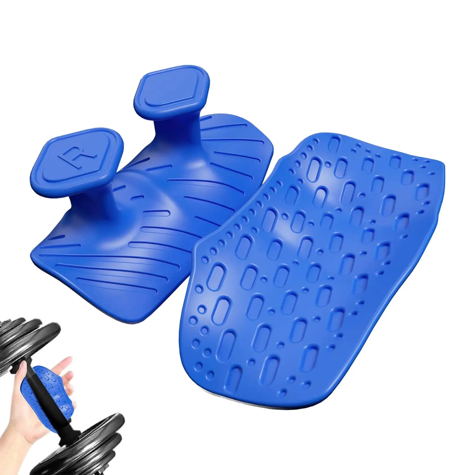 2 Pieces Knobs for Bar Pull Up Pillows for Silicone Palms Anti-slip Knobs for Lifting Fast Hook Weights for Gym Fitness Gym