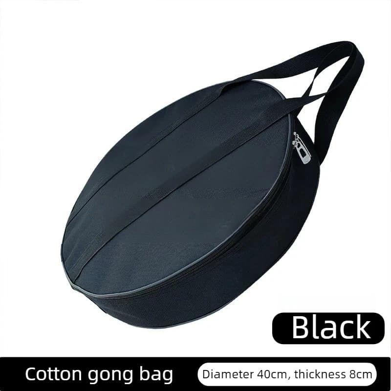 Borsa per Gong e Cimbali in Tessuto Oxford 600D Imbottita e Rinforzata, Impermeabile, Portatile, Accessori per Strumenti a Percussione