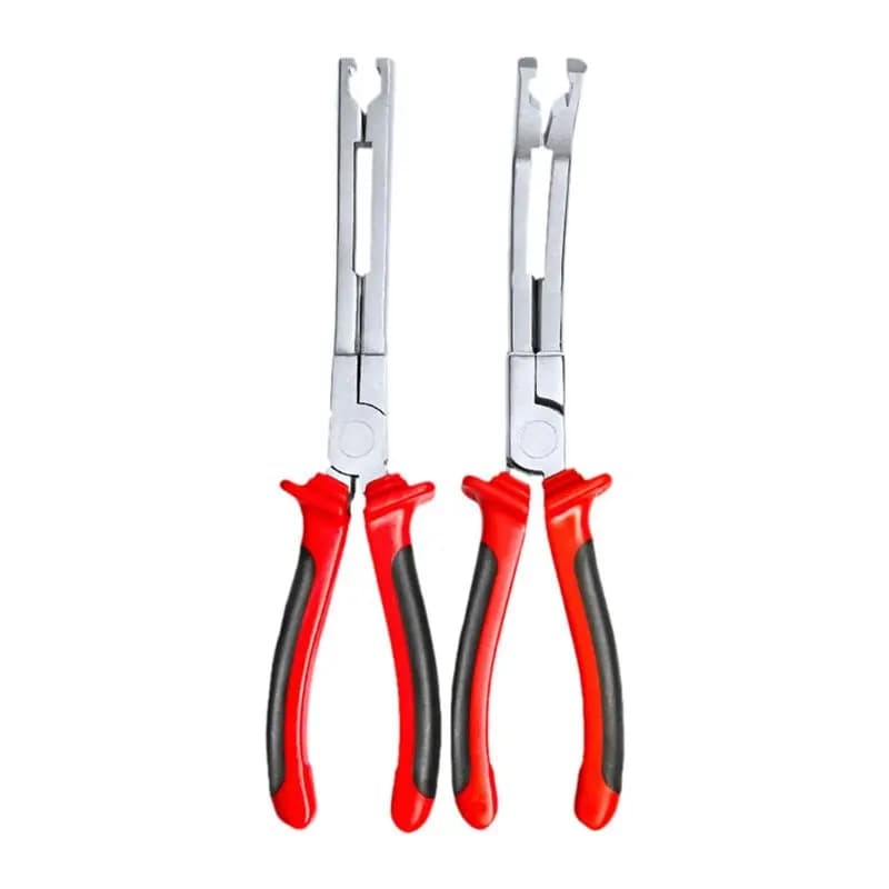 AB66-2PCS Glow Plug Connector Pliers Set Elbow And Straight Head Glow Plug Removal Tool For Engine Maintenance Repair