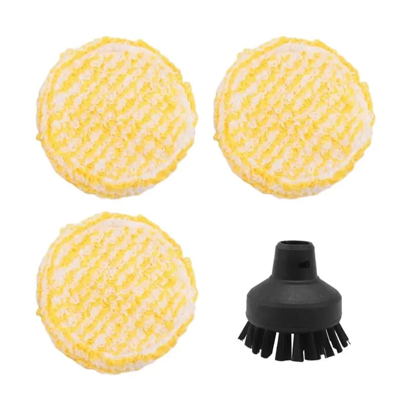 Accessori per Pulitore a Vapore Karcher SC2 SC3 SC4 SC5: Spazzola Rotonda Grande, Copertura per Vaporizzatore, Panno in Microfibra