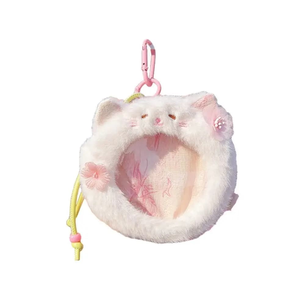 Coin Pouch Animal Zero Wallet Soft Pink Cat Purse Cartoon Creative Badge Ita Bag Women