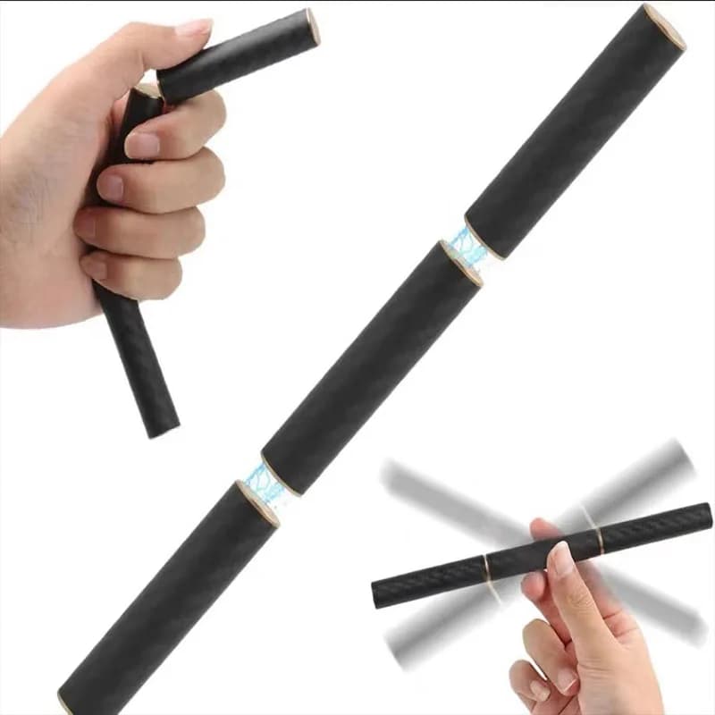 EDC Fidget Toys Adults Relieve Stress And ADHD Anxiety Magnetic Metal Carbon Fiber Three Section Stick Creative Gift Idea
