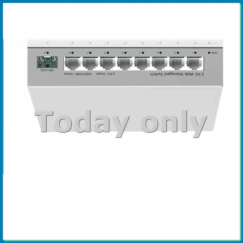 Smart managed switch 2.5 GbE 8 ports 2500M Network 10G SFP + Slot Web Managed Link Aggregation Homelab Configuration EU Switch PLUG-VNB