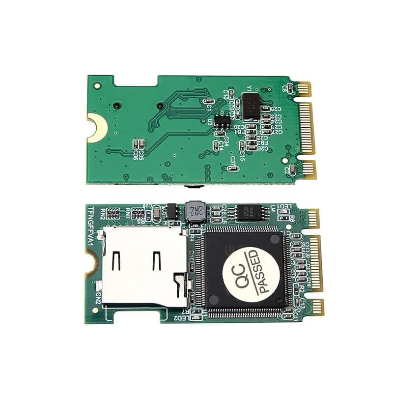 Lettore di schede Micro SD M.2 Micro Micro SD SDHC SDXC TF a M2 B Key t-flash Adapter per Laptop Desktop M.2 NGFF SSD supporto 512GB