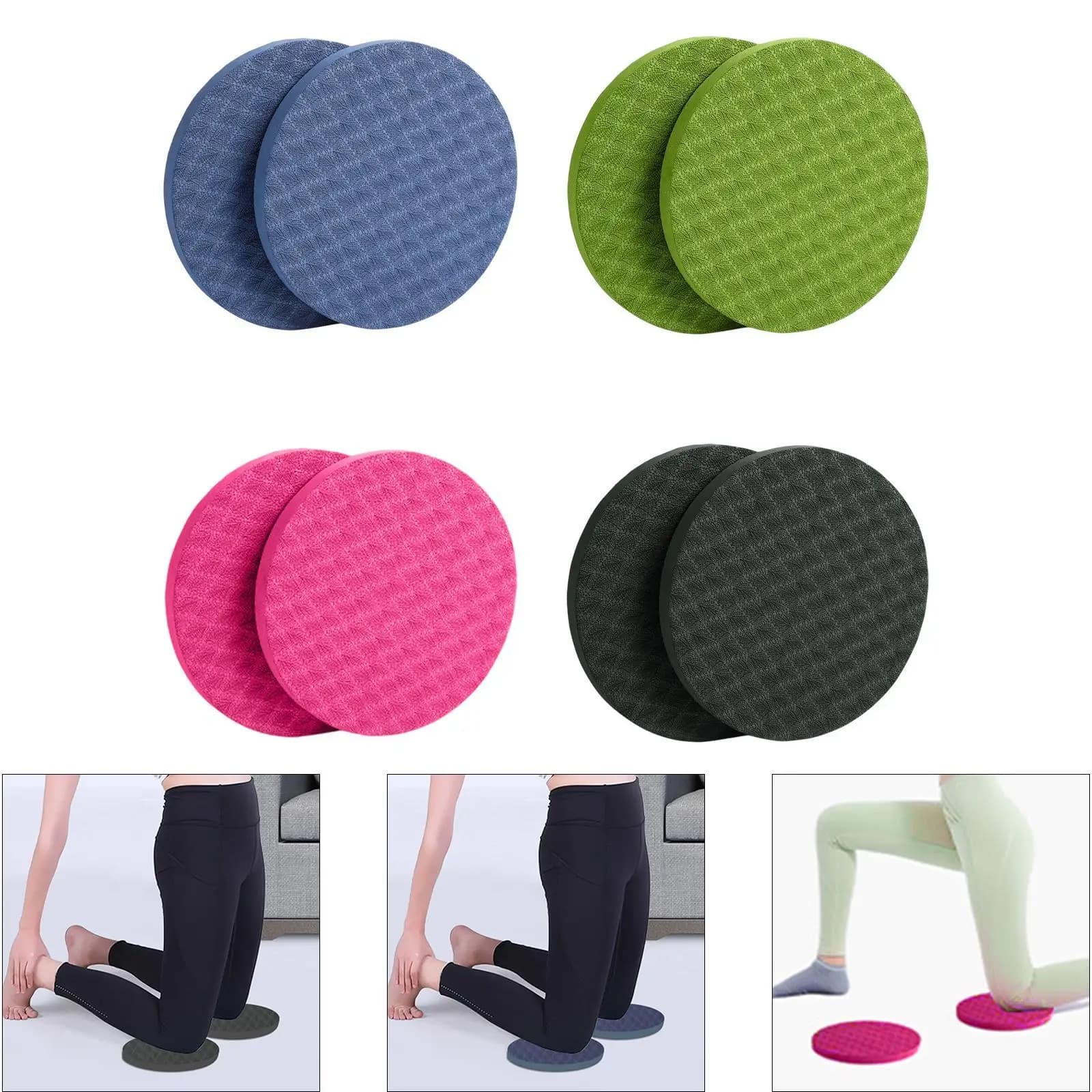 2 pezzi ginocchiere yoga accessori fitness oggetti di scena yoga per ginocchia gomiti polsi mani per allenamento push up ufficio donne, uomini esercizio