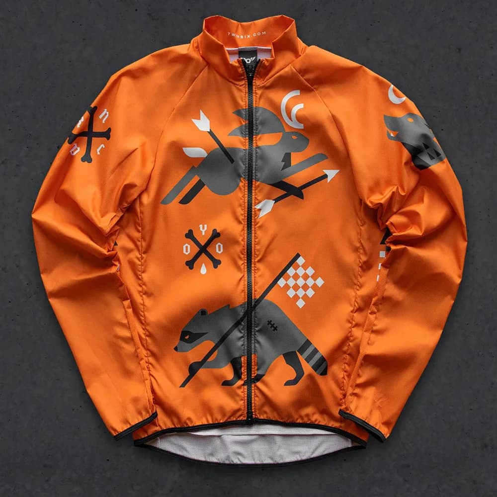 Giacca a vento da Ciclismo Twin Six 6 giacca da parabrezza da bicicletta da uomo impermeabile antivento Chubasquero Ciclismo gilet impermeabile senza maniche