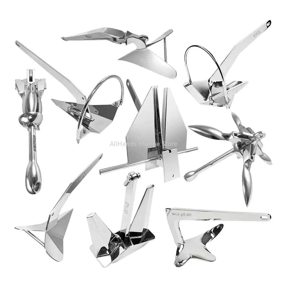 Marine Hardware Boat Accessories Marine Boat Anchor 316 Stainless Steel Polished Boat Anchor For Yacht