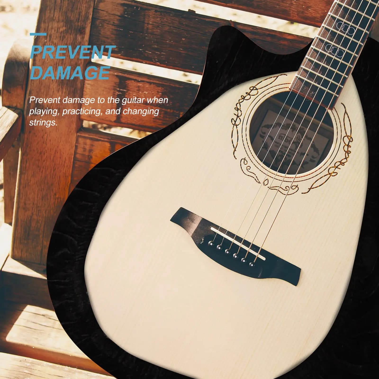 1Pcs Black Flannel Guitar Protective Cover Pouch for Electric Folk Bass Ukulele Classical Guitar Exquisite Workmanship Versatile