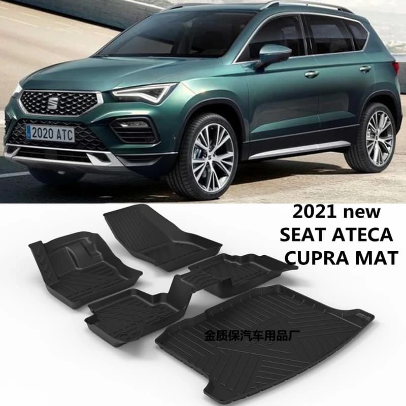 Use for Seat Ateca car carpet Ateca car mat for all seasons luggage mat Ateca suitable for SEAT Cpura Ateca car mat for waterproof car