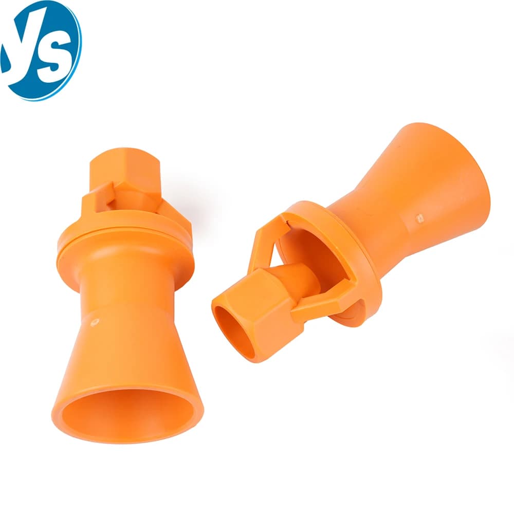 Ugello Miscelatore Venturi in Plastica da 1,5 Pollici Senza Filettatura, Agitatore per Liquidi in Serbatoio, Ugello Eductor Spray per Elettrodeposizione ed Elettroforesi