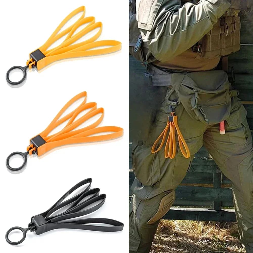 Tactical Plastic Cable Tie Strap Handcuffs CS Sport Decorative Belt TMC Sport Gear Disposable Cable Tie Black Orange Yellow