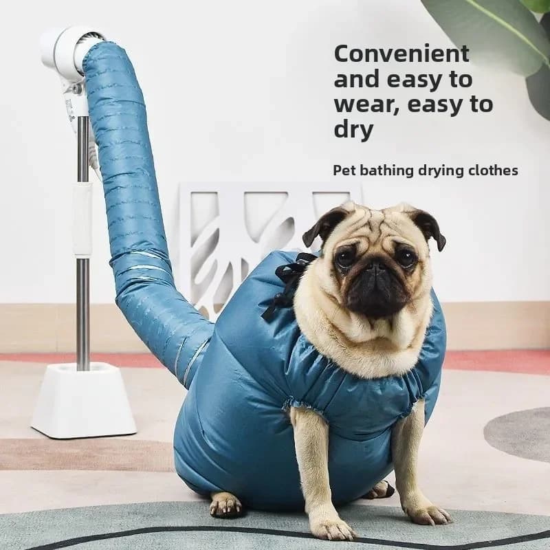 Kit Asciugatore Portatile Pieghevole per Cani, Soffiatore Rapido per la Cura del Pelo, Strumento Efficiente per la Cura Domestica degli Animali