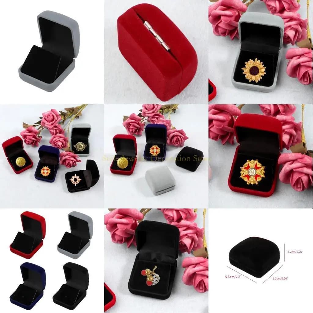 D46E Medals Box Box Visualizza in moneta Gioielli Cosse regalo per le monete